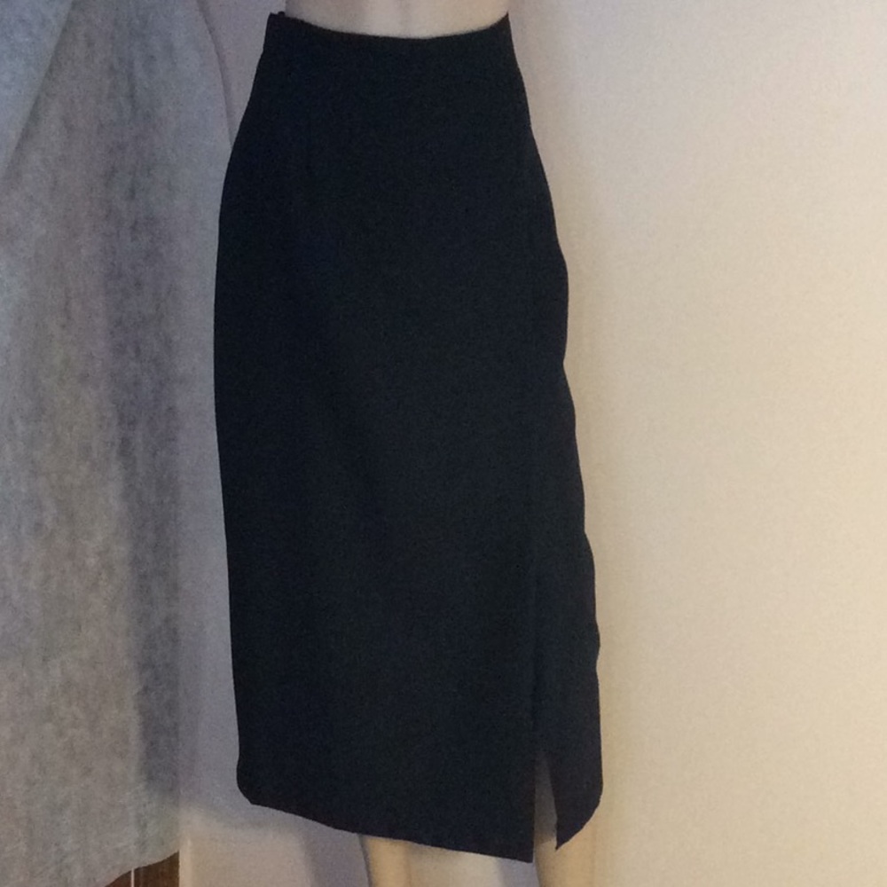 Daily Habit Pencil Split Skirt Vintage 80s
